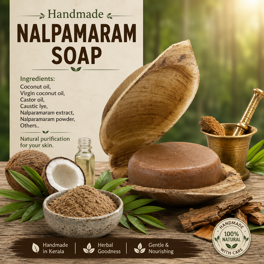 PureHeal Nalpamaram Handmade Soap – Herbal Skin Care & Deep Nourishment